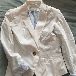 White summer blazer
